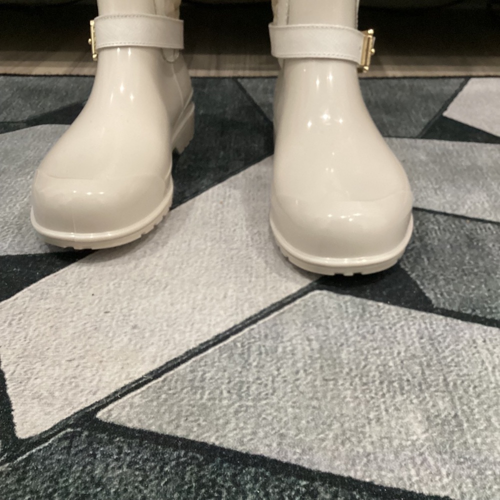 NWOT Michael Kors Fulton Quilted Rubber Rainboots Faux-fur (in box) - Picture 5 of 16
